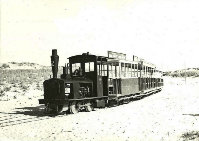 33 - Voyage FACS 1967 Photo Tramway Cap Ferret Rame Terminus Océan Photo Geiger.jpg