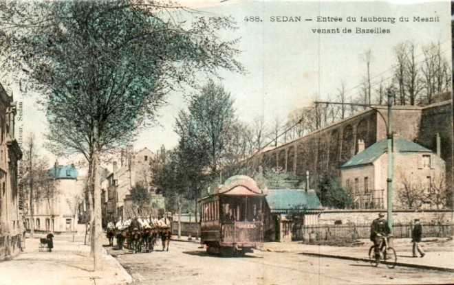 gare de Balan-Sedan,vers le cercueil CPA colorisée.jpg