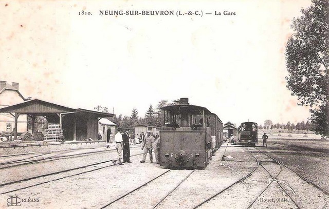 20 Neung sur beuvron gare CPA 3.jpg