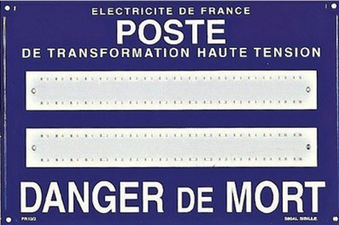 Panneau poste transfo HT 300 x 200 mm 1970 (2).jpg