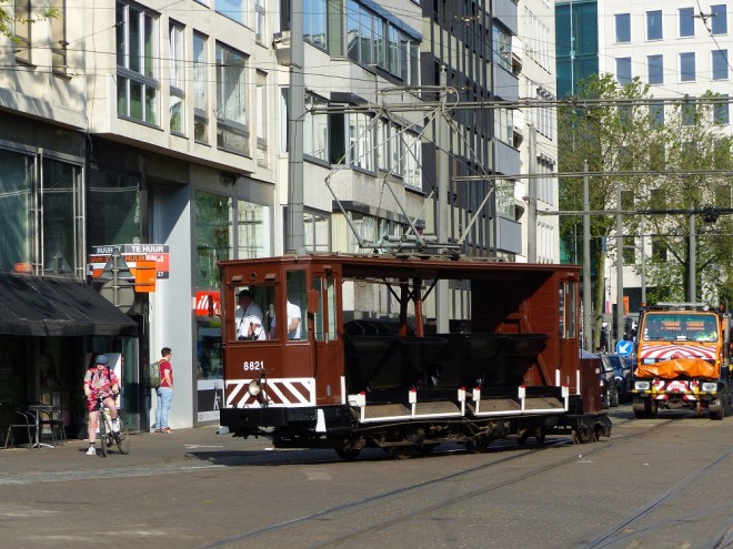 14 tram de service de 1913 à Nationale Bank.jpg