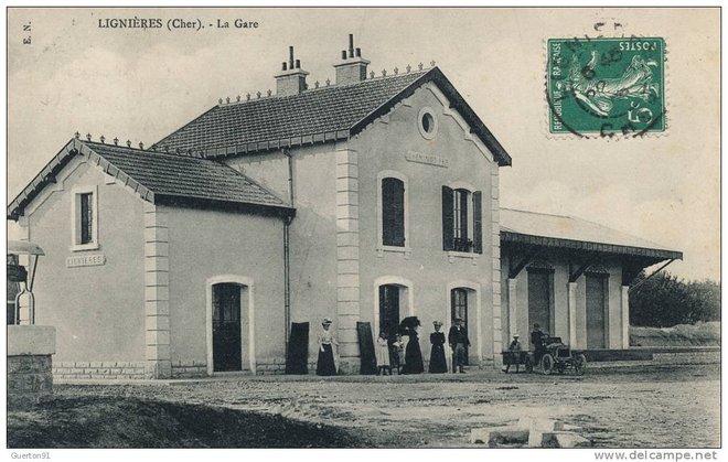 18 - LIGNIÈRES  La Gare.jpg