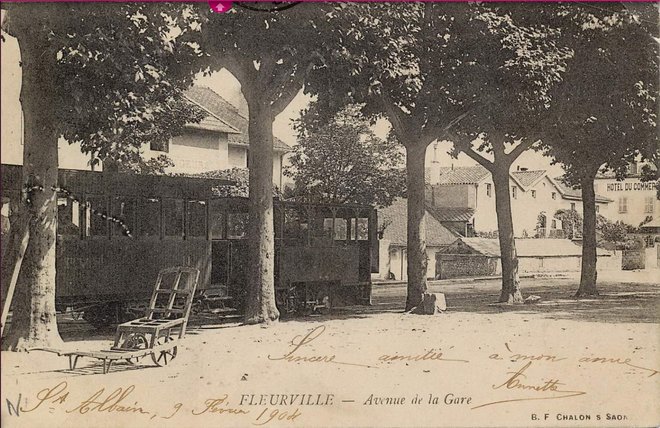 71 - Fleurville Avenus de la gare.JPG