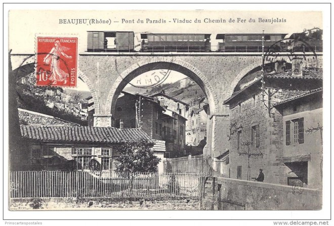 69 - Beaujeu pont du paradis viaduc du chemin de fer du Beaujolais.jpg