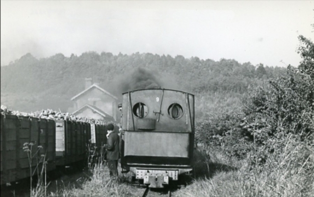 031T Decauville LA MARTOY n°9 Sucrerie TERNYNCK Pont-Saint-Marc 14.10.1961 Photo Bazin