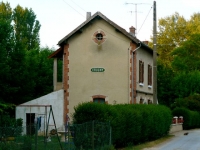 Le pignon, l'escalier sur la façade opposée