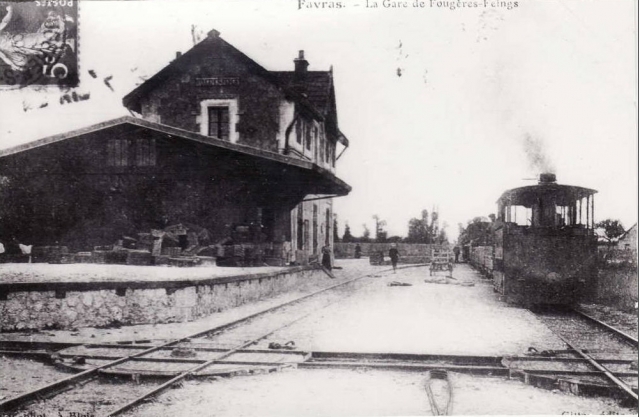 TLC Fougères-Feings Gare Plaque (lieu dit Favras)