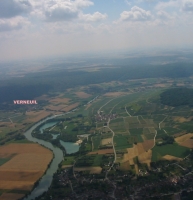 Verneuil vu du Ciel