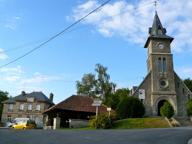 01 Mery Prémecy Mairie Lavoir Eglise