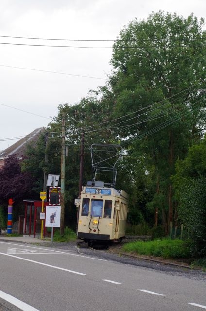 3 ASVI 15.0814 Vers Lobbes 4 Bras Arrivée du Tram