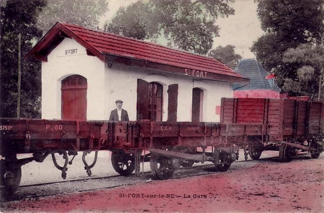 EC Saint Fort Wagons Plats et Tombereaux COULEUR MARRON