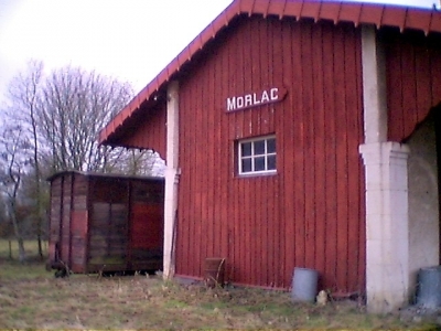 Morlac Gare Actuel + Wagon