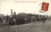 030T Pinguely CF Manche Gouville Train de ballast (circulé 1908)