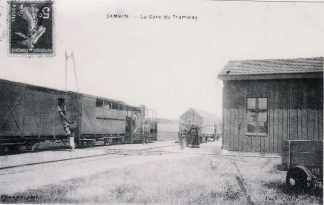 TLC Sambin gare 03 Fourgon compartiment postale facteur remise courrier