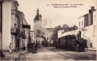 Porte de Paris - départ du Tramway.