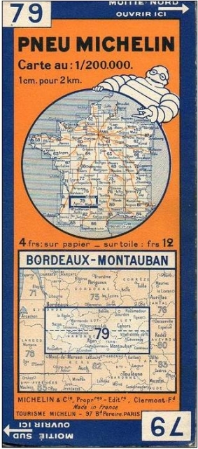 Carte Michelin n°79