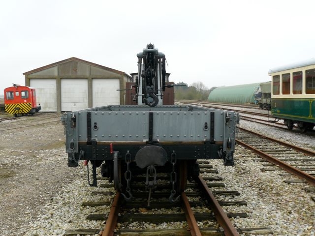 CFBS Wagon Plat accompagnant la Grue 03