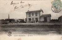 Saint Valerien (Yonne) Gare CPA