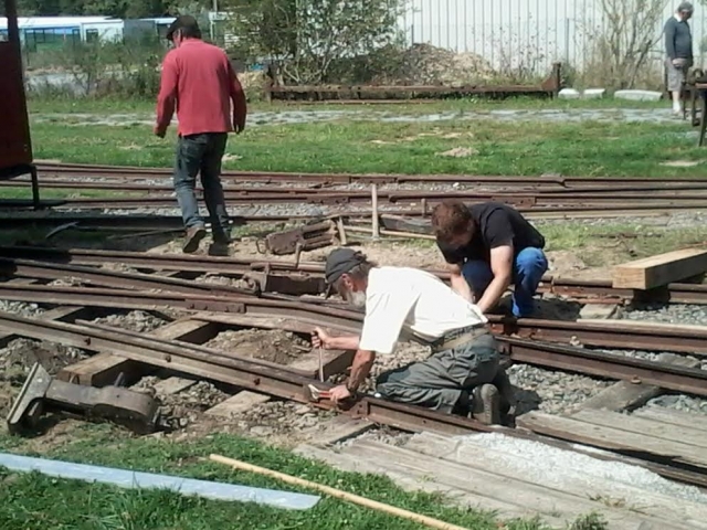 travaux de voie 4