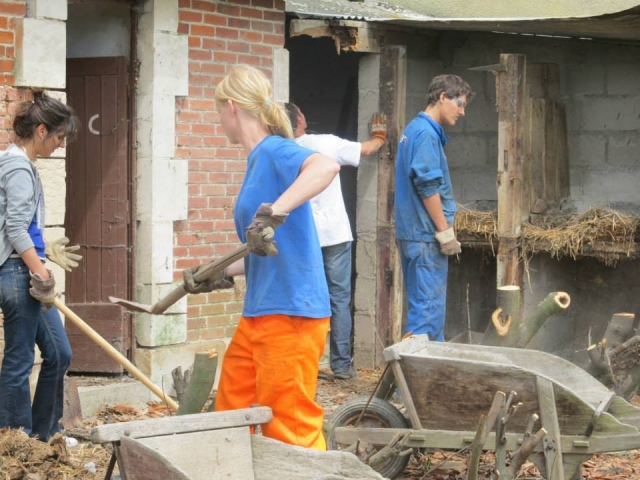 travaux sur ' édicule2