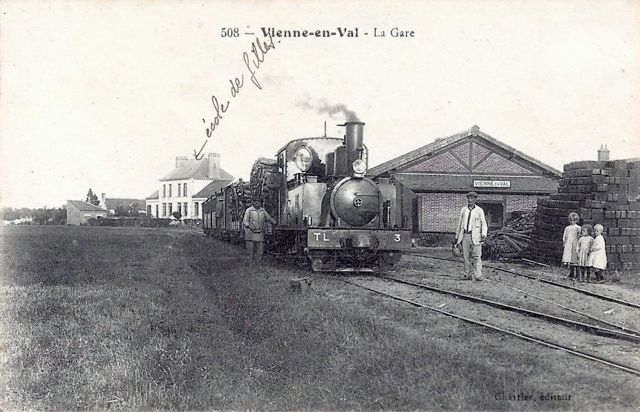 N°3 991 CORPET Tramways du Loiret TL n°3 Ligny 14.09.1904 12,5t CPA Vienne en Val Tas de Briquette