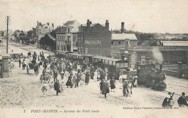 Fort Mahon rrivée du train