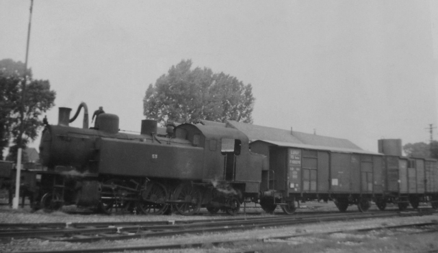 Boisleux-Marquion-Cambrai Marquion 131T Corpet n°53 Train de Marchandise en Provenance de Cambrai 25.07.1956 Photo Hesselink 01