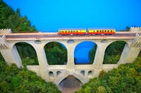15 Train Jaune HOm Rail Modélisme Catalan Viaduc Séjourné RAMMA 2015