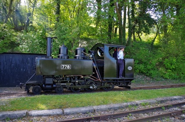 7 APPEVA 100 Ans CAPPY 11h30 06.05.16 230T Baldwin Train des officiels Manoeuvre