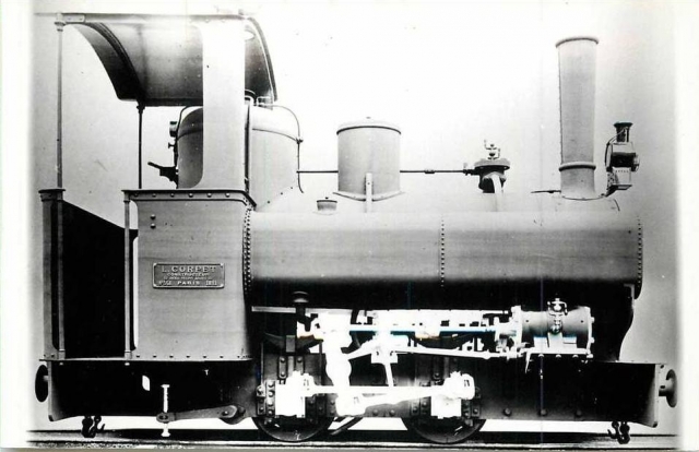 LOCOMOTIVE CORPET N° Cion 558 - Forgesde Champagne à Wassy Voie de 76 (1)