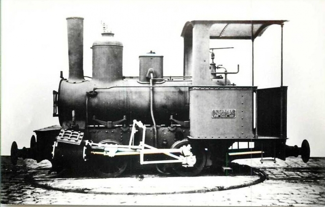 LOCOMOTIVE CORPET N° Cion 498 - Dollot Phosphates de Beauval Voie de 1.00 (2)