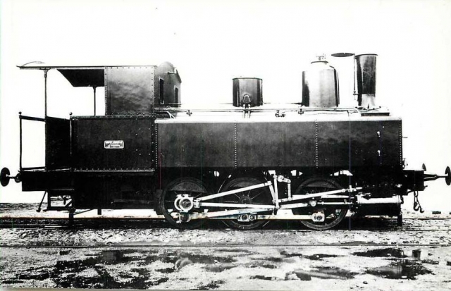 LOCOMOTIVE CORPET N° Cion 1634 - Mines de la grande Combe voie Normale (1)