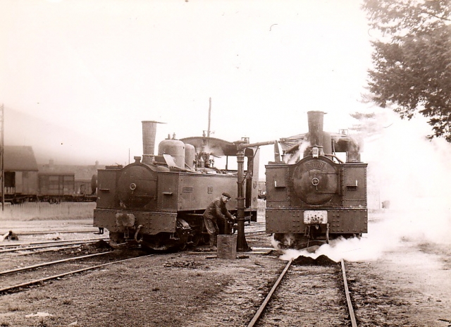 Seine et Marne Nangis Prise d'Eau 031T Corpet n°3708 + 031T Buffaud & Robatel 3714 Geiger 01 (CF 02.10.1957 Photo Bazin)