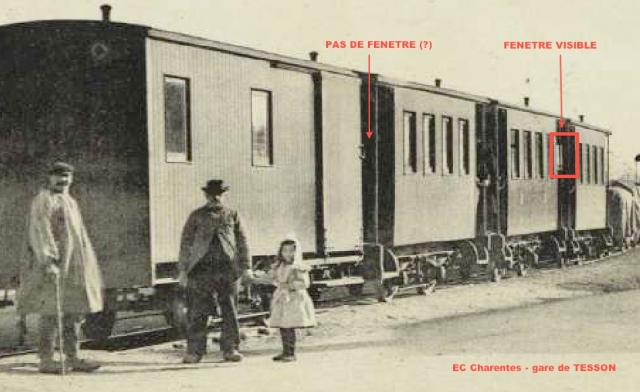 EC Charentes Tesson Voiture EC 4 fenêtres + About sans fenêtre (?)