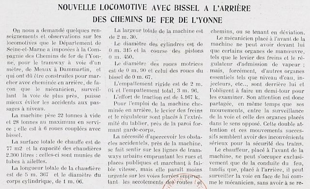 1211 1212 1213 1214 CORPET 031T 22t Tramway Meaux-Dammartin (CFIL de l'Yonne) n°01-02-03-04 Livraison Janv-Fév 1910 - UFT p 97 Gallica