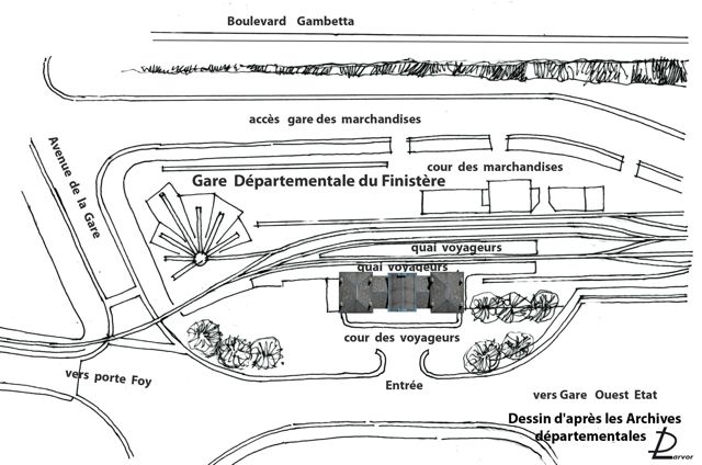 CFDF Brest Gare departementale + Rotonde