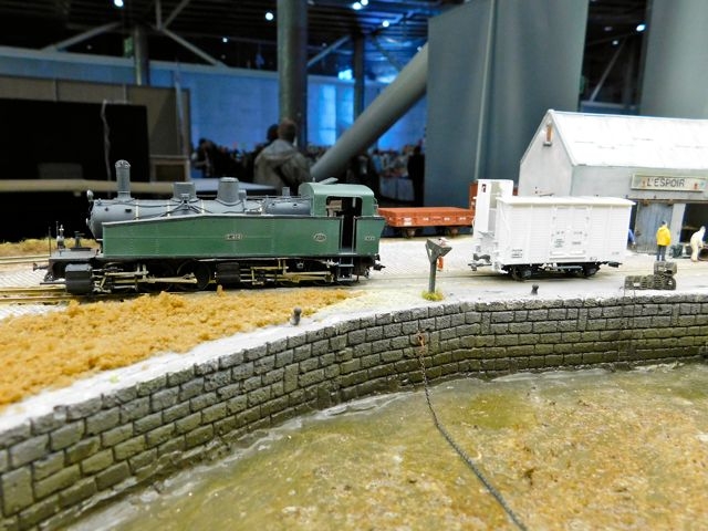 05 Trains d'Antan Mallet Piguet RB + Wagon Marée RB + Tombereau Serre-Frein Saint Amis sur Mer HOm Expo Lille TrainsMania 04.05.19