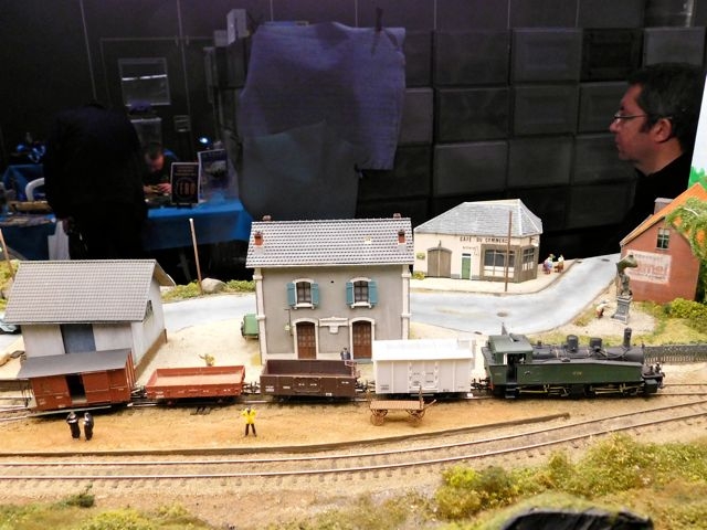 08 Trains d'Antan Mallet Piguet RB + Wagon Marée RB + Tombereau Serre-Frein Saint Amis sur Mer HOm Expo Lille TrainsMania 04.05.19