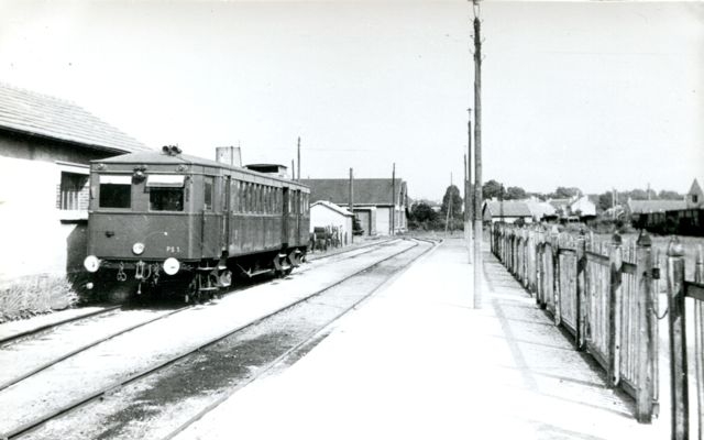 Nord-Est Soissons-Saint Wasst Autorail PS1 Renault en 1953 Photo Chapuis La Vie Du Rail 382352 Coll Péréve