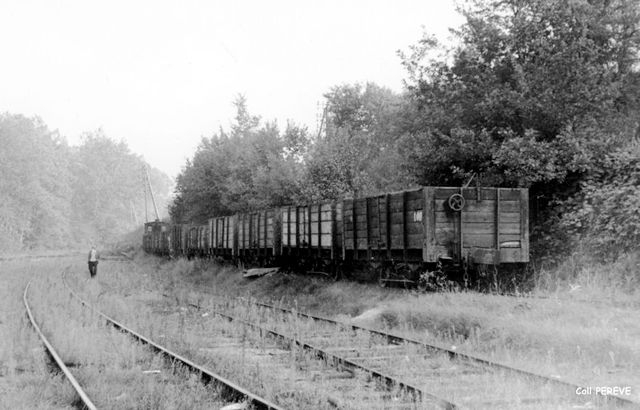 20.1 Neuilly Saint Front Sucrerie Tombereaux 14.10.1961 Photo Bazin Coll Pérève