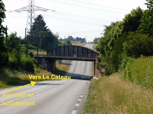 Pk 30,7 Cambrésis Basuel Passage Inférieur Voie Nord Le Cateau-Landrecies (vers Caudry)