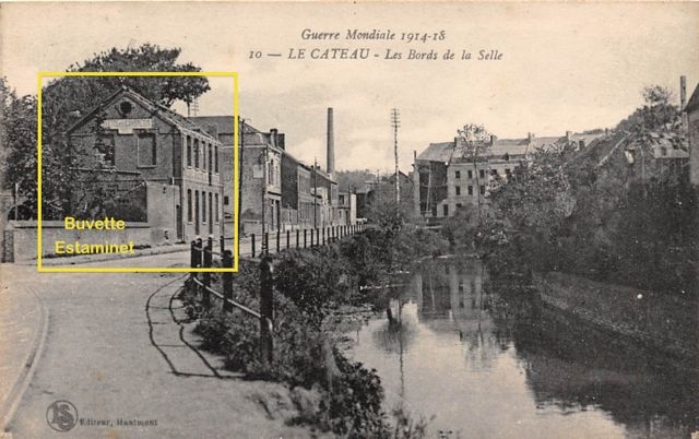 Pk 25,2 Cambrésis Le Cateau Gare Café-Estaminet Coll DUFI PME