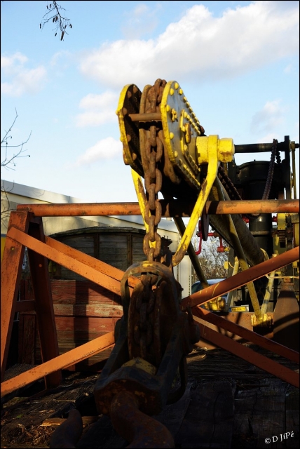 {Grue métrique PLM ex Canari réceptionnée en 2007 au MTVS}