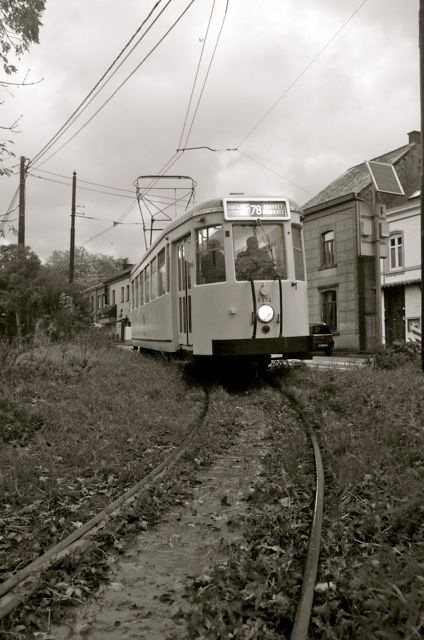 06 ASVI 21.10.31 Nocturne Pluie et Trams sur la ligne de Lobbes