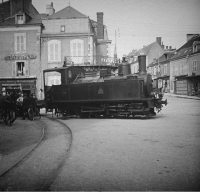 04 TI Argenton sur Creuse Rue Gambetta (Café Univers + Charcuterie) Accident 02 Train en Ville Wagons Plat Animation Enfants où François Xavier Planque