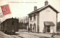 CDA Septmonts Gare Fourgon (cf fourson Train d'Antan Ile de Ré Charentes) TB