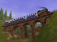 Train crémaillère 3D 01