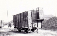 Seine et Marne CFD Couvert Frein à Vis Dépot d'Egreville 1951 Photo Rifault