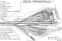 CF Camargue Arles-Trinqutailles Voies Plan