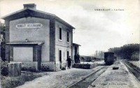 08 CSA CDF Verdelot Gare 031T Couillet n°9 (N°840 1887 prévue Indre et Loir - Ligueil MTVS concession La Ferté-Montmirail 11) wagon Plat J 49 datée Ve